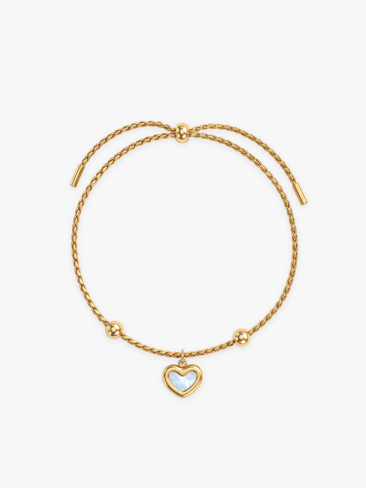 IXIA by GIVA Lovestruck Club Gold Plated Bracelet