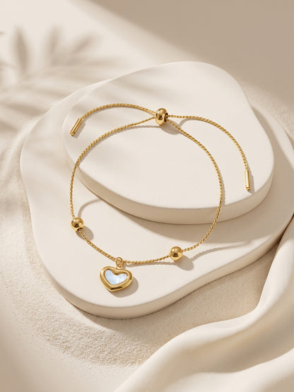 IXIA by GIVA Lovestruck Club Gold Plated Bracelet