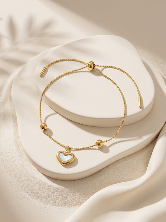 IXIA by GIVA Lovestruck Club Gold Plated Bracelet
