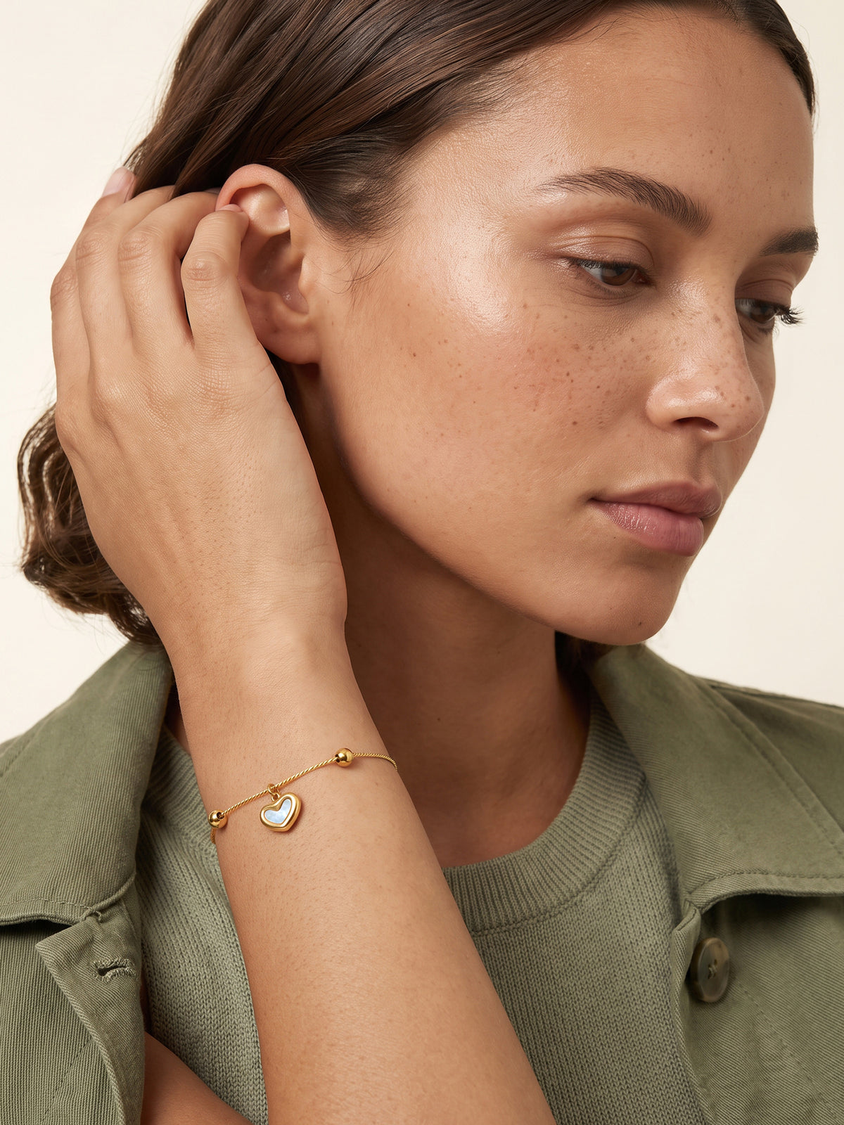 IXIA by GIVA Lovestruck Club Gold Plated Bracelet