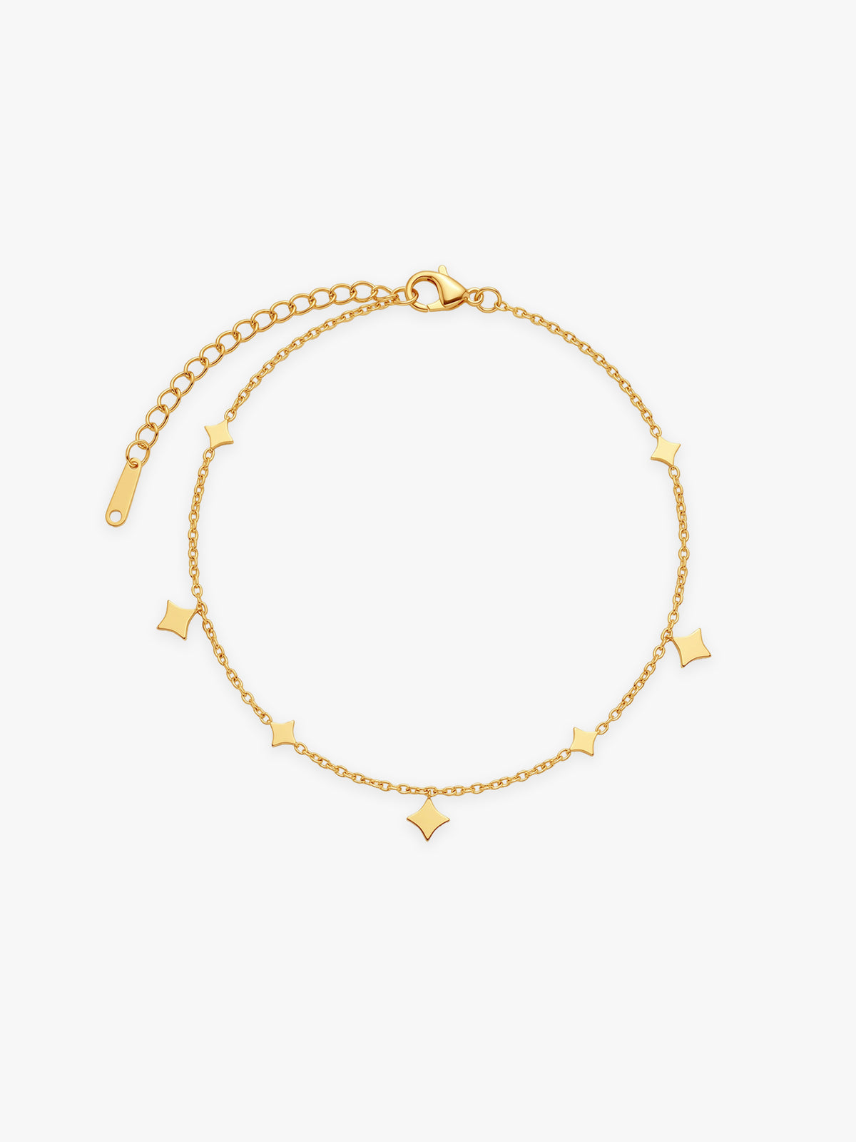 IXIA by GIVA Diamond Dust Gold Plated Bracelet