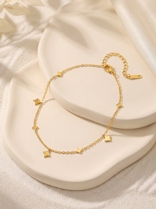 IXIA by GIVA Diamond Dust Gold Plated Bracelet