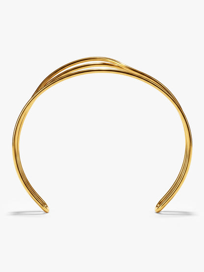 OnnMe by GIVA Three's Company Gold Plated Cuff Bracelet