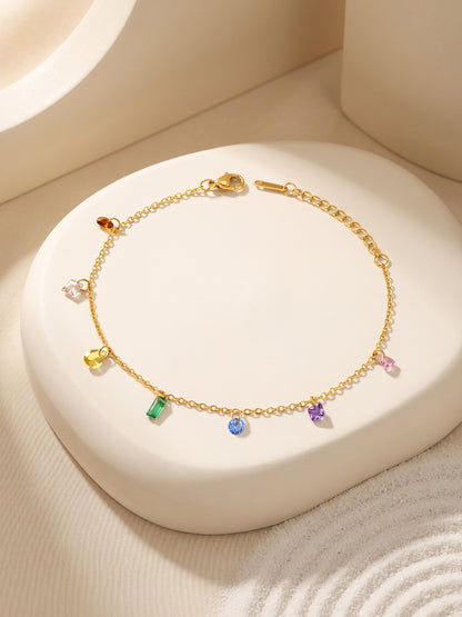IXIA by GIVA Pebble Pop Gold Plated Bracelet