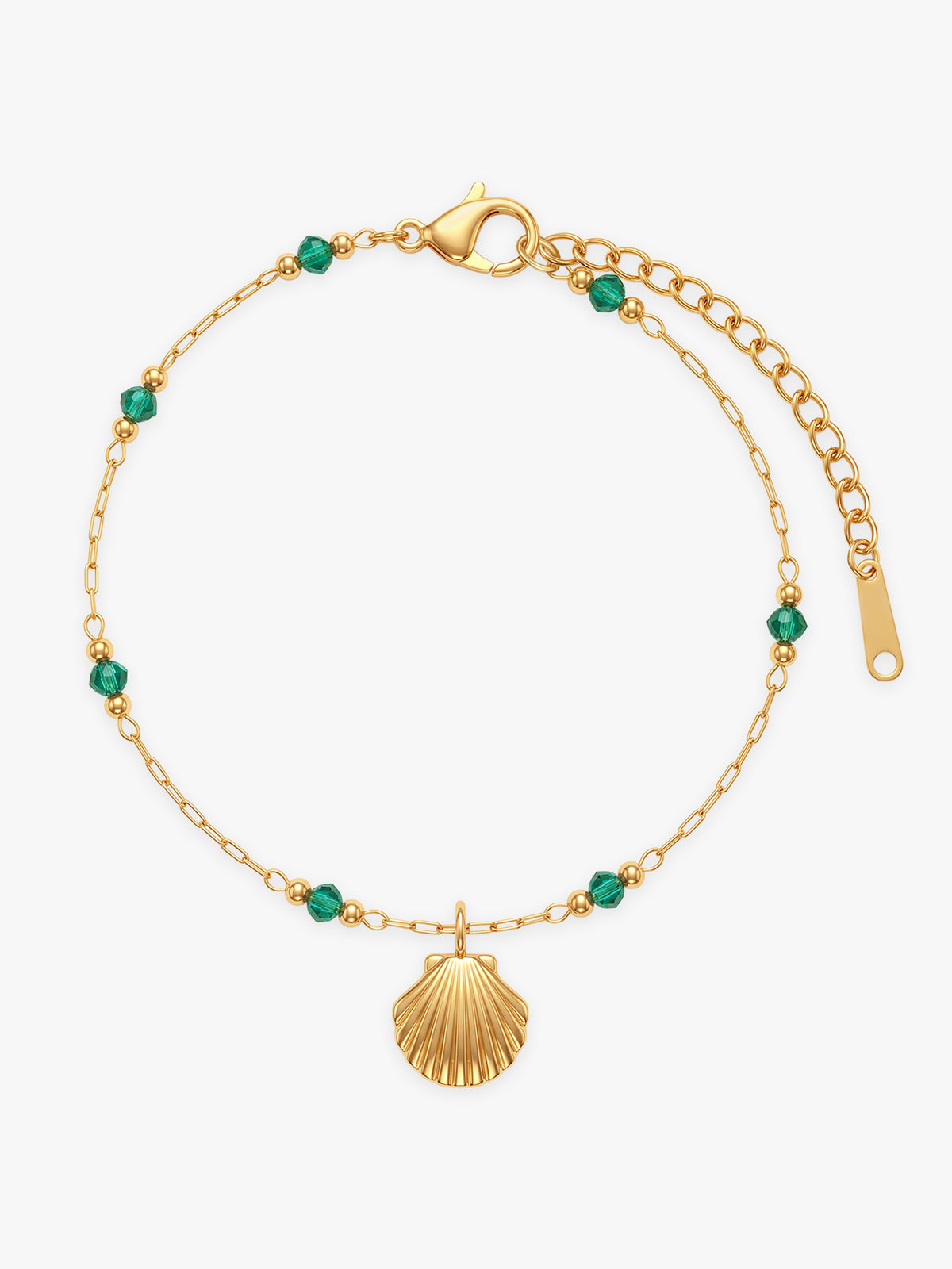 IXIA by GIVA Shell Moment Gold Plated Bracelet