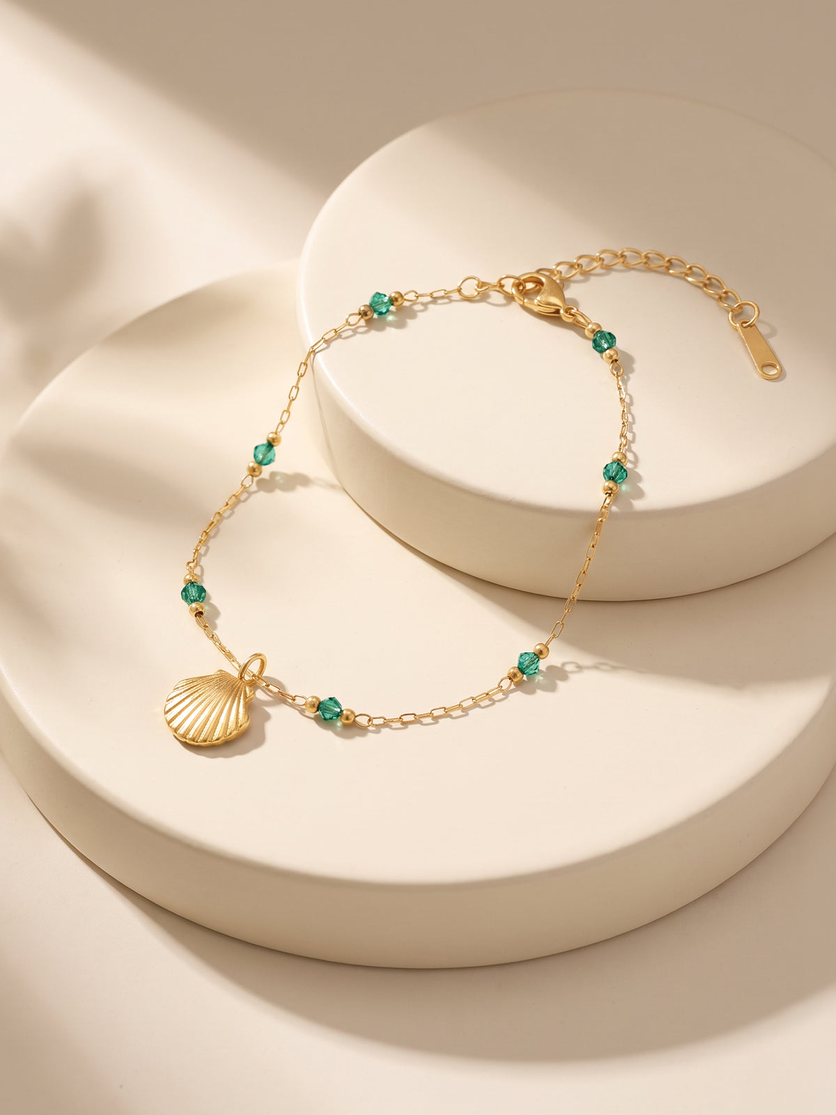 IXIA by GIVA Shell Moment Gold Plated Bracelet