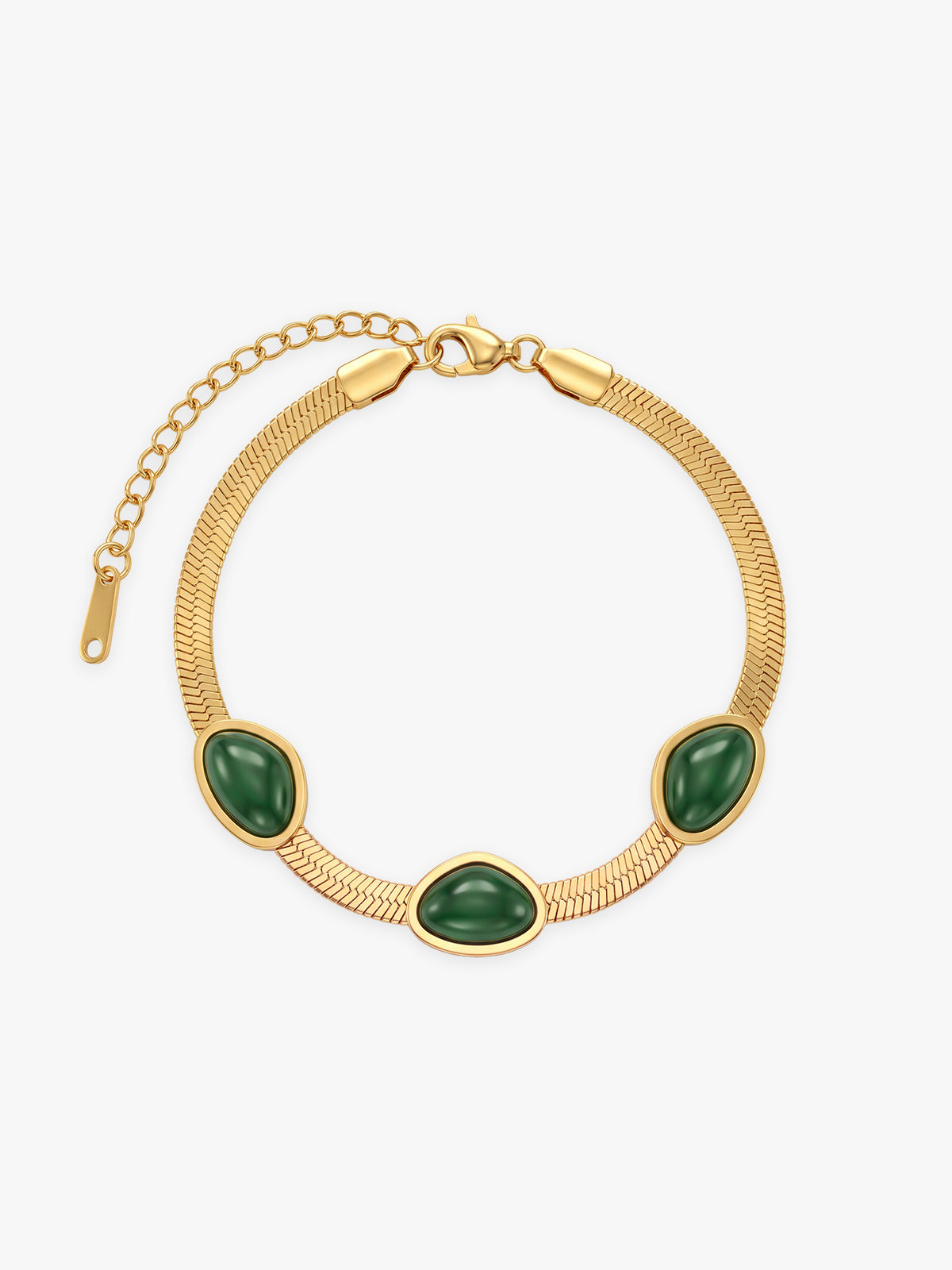 IXIA by GIVA Wild Moss Gold Plated Bracelet
