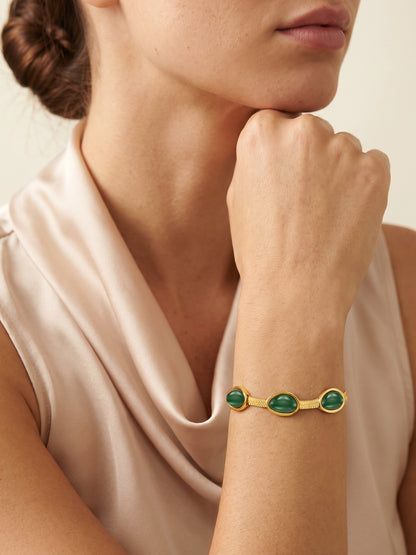 IXIA by GIVA Wild Moss Gold Plated Bracelet
