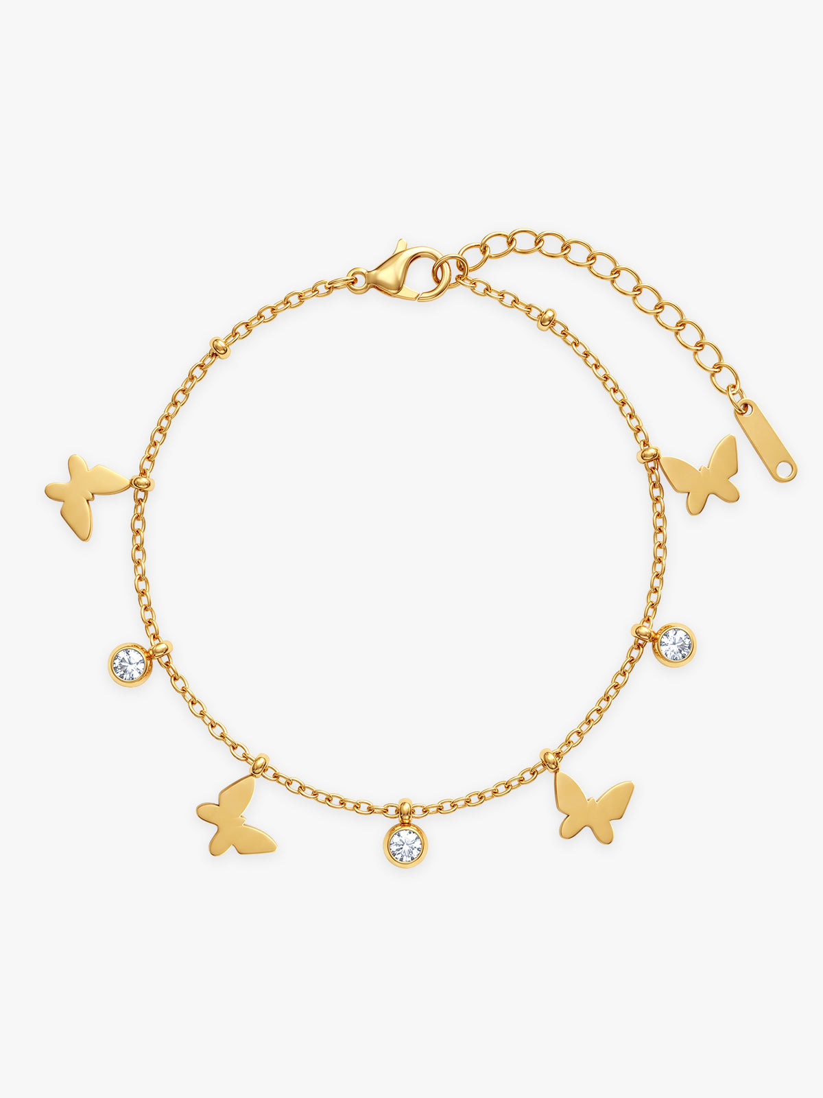 IXIA by GIVA Flutter By Gold Plated Bracelet