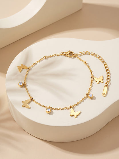 IXIA by GIVA Flutter By Gold Plated Bracelet