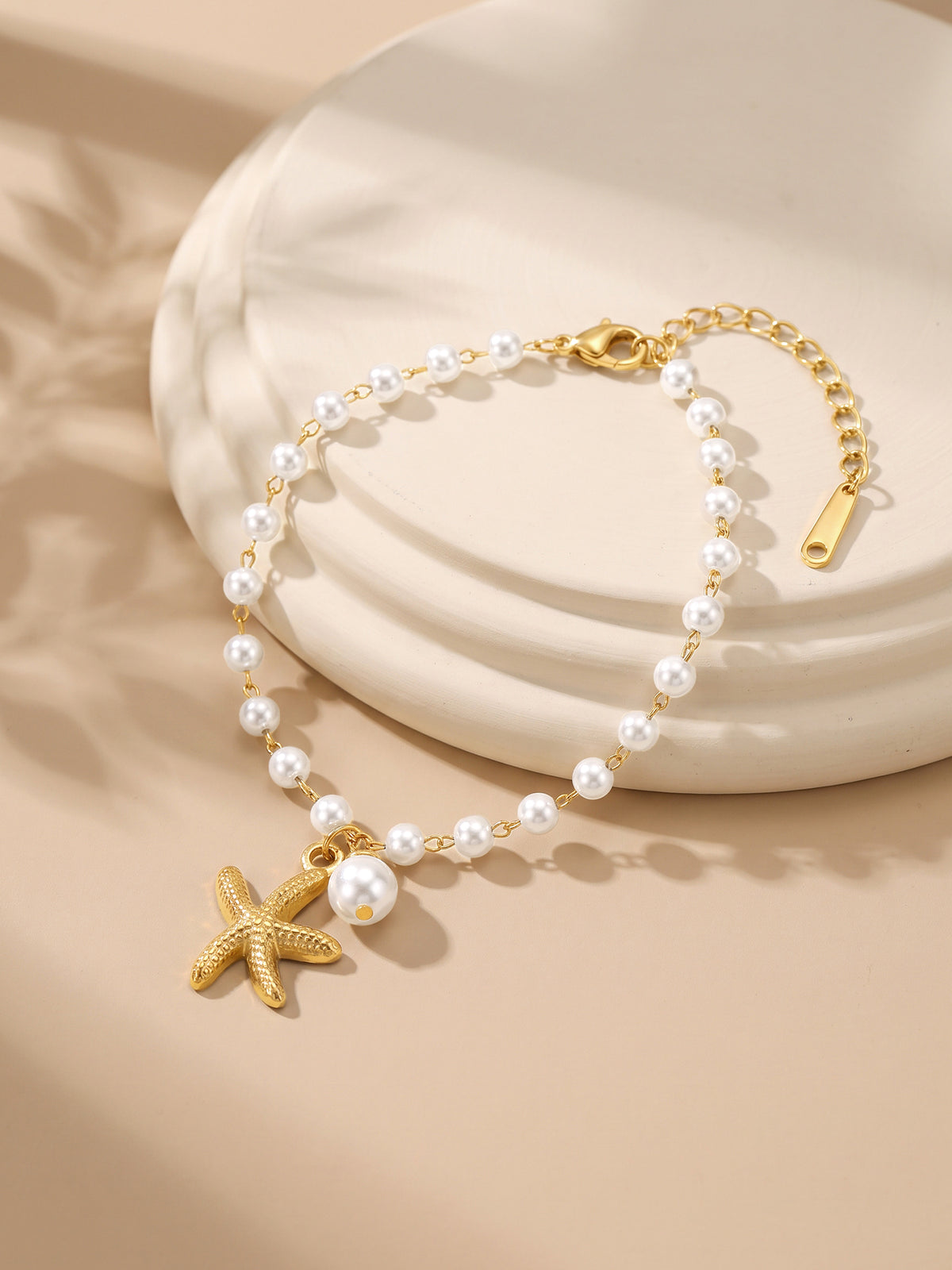 IXIA by GIVA Starfish Wish Gold Plated Bracelet