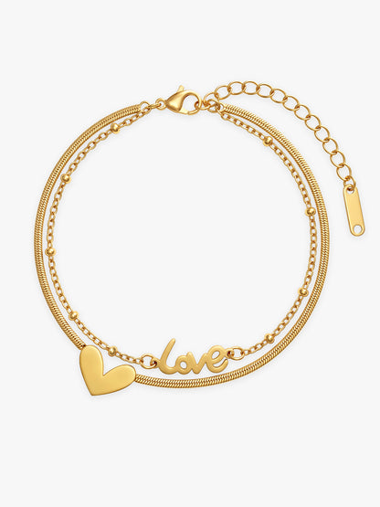 IXIA by GIVA Sweetheart Deal Gold Plated Bracelet