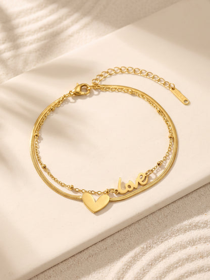 IXIA by GIVA Sweetheart Deal Gold Plated Bracelet