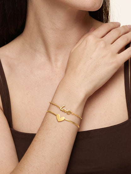 IXIA by GIVA Sweetheart Deal Gold Plated Bracelet