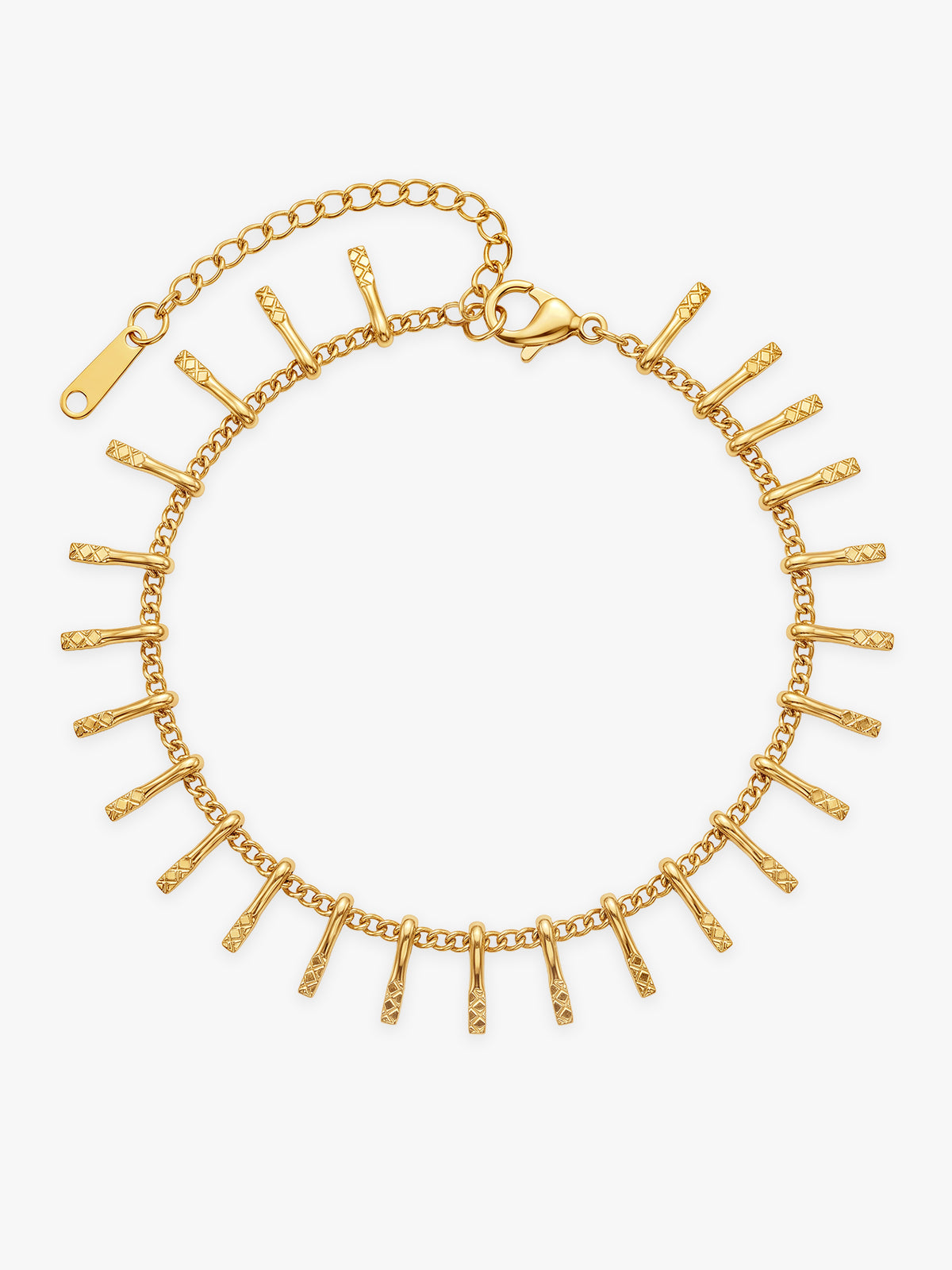 IXIA by GIVA Spike Appeal Gold Plated Bracelet