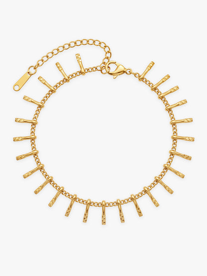 IXIA by GIVA Spike Appeal Gold Plated Bracelet