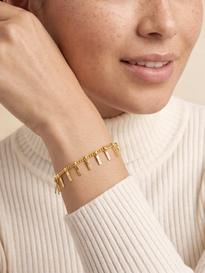 IXIA by GIVA Spike Appeal Gold Plated Bracelet