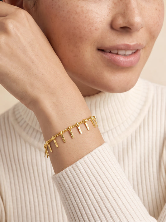IXIA by GIVA Spike Appeal Gold Plated Bracelet