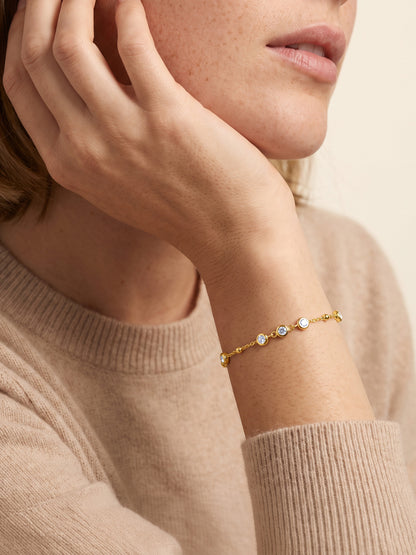 IXIA by GIVA Squad Goals Gold Plated Bracelet