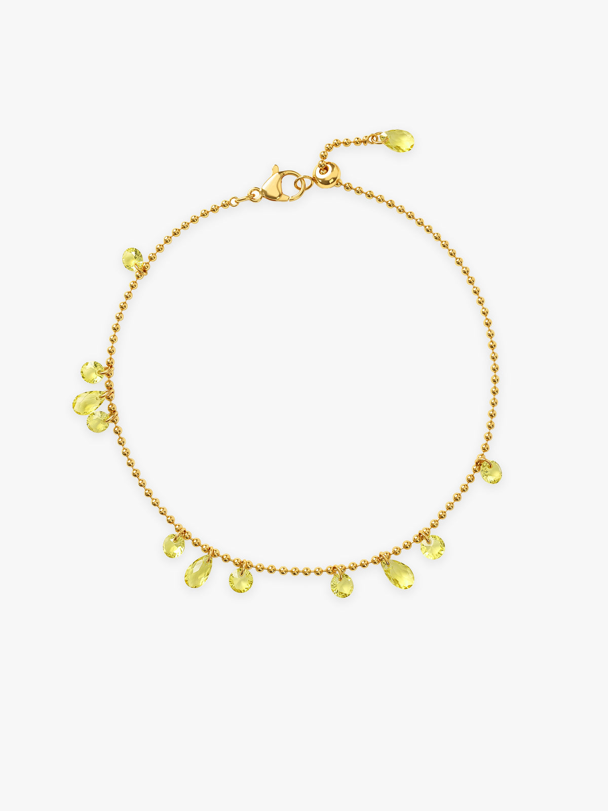 IXIA by GIVA Trio Glow Gold Plated Bracelet