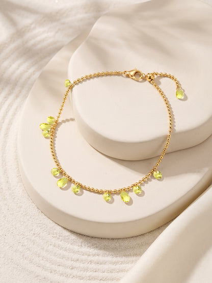 IXIA by GIVA Trio Glow Gold Plated Bracelet