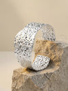IXIA by GIVA Melt Mode Rhodium Plated Cuff Bracelet