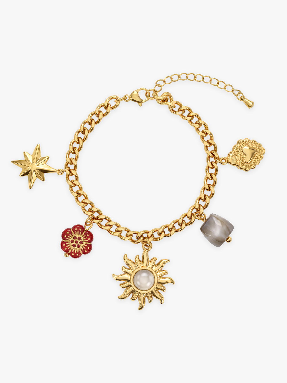 IXIA by GIVA Sunshine Club Gold Plated Bracelet