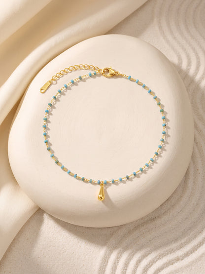 IXIA by GIVA Bead Me Up Gold Plated Bracelet