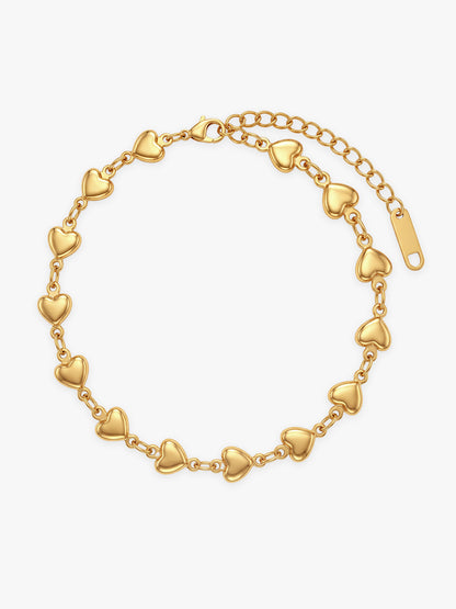 IXIA by GIVA Love Relay Gold Plated Bracelet