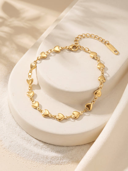 IXIA by GIVA Love Relay Gold Plated Bracelet
