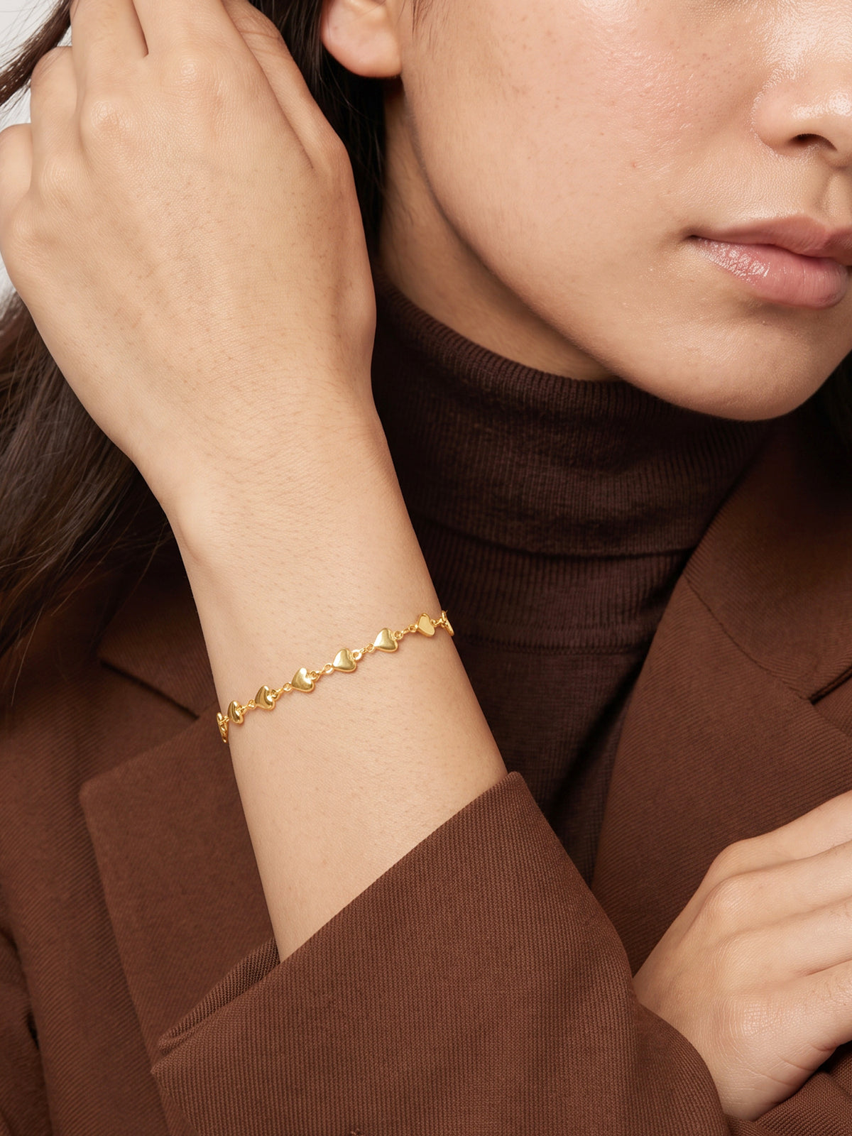 IXIA by GIVA Love Relay Gold Plated Bracelet