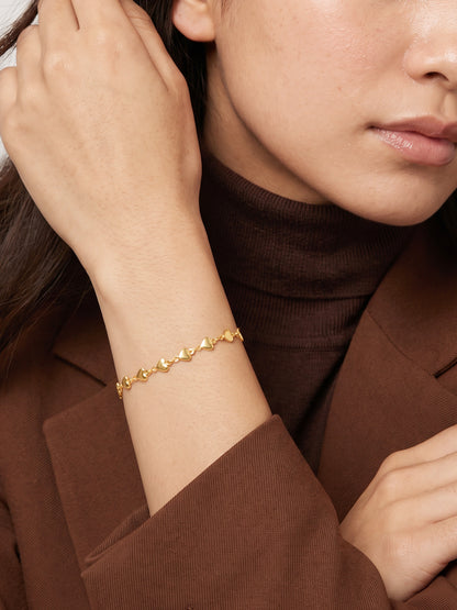 IXIA by GIVA Love Relay Gold Plated Bracelet