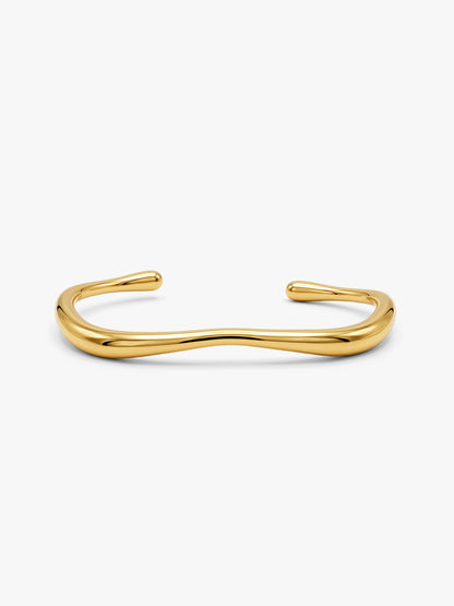 IXIA BY GIVA Meltallica Gold Plated Cuff Bracelet