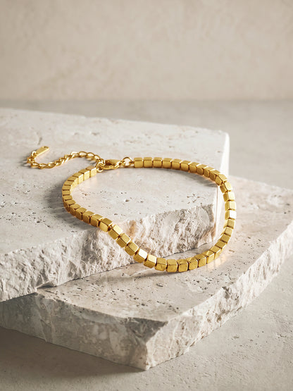 Gold Fiction Gold Plated Bracelet