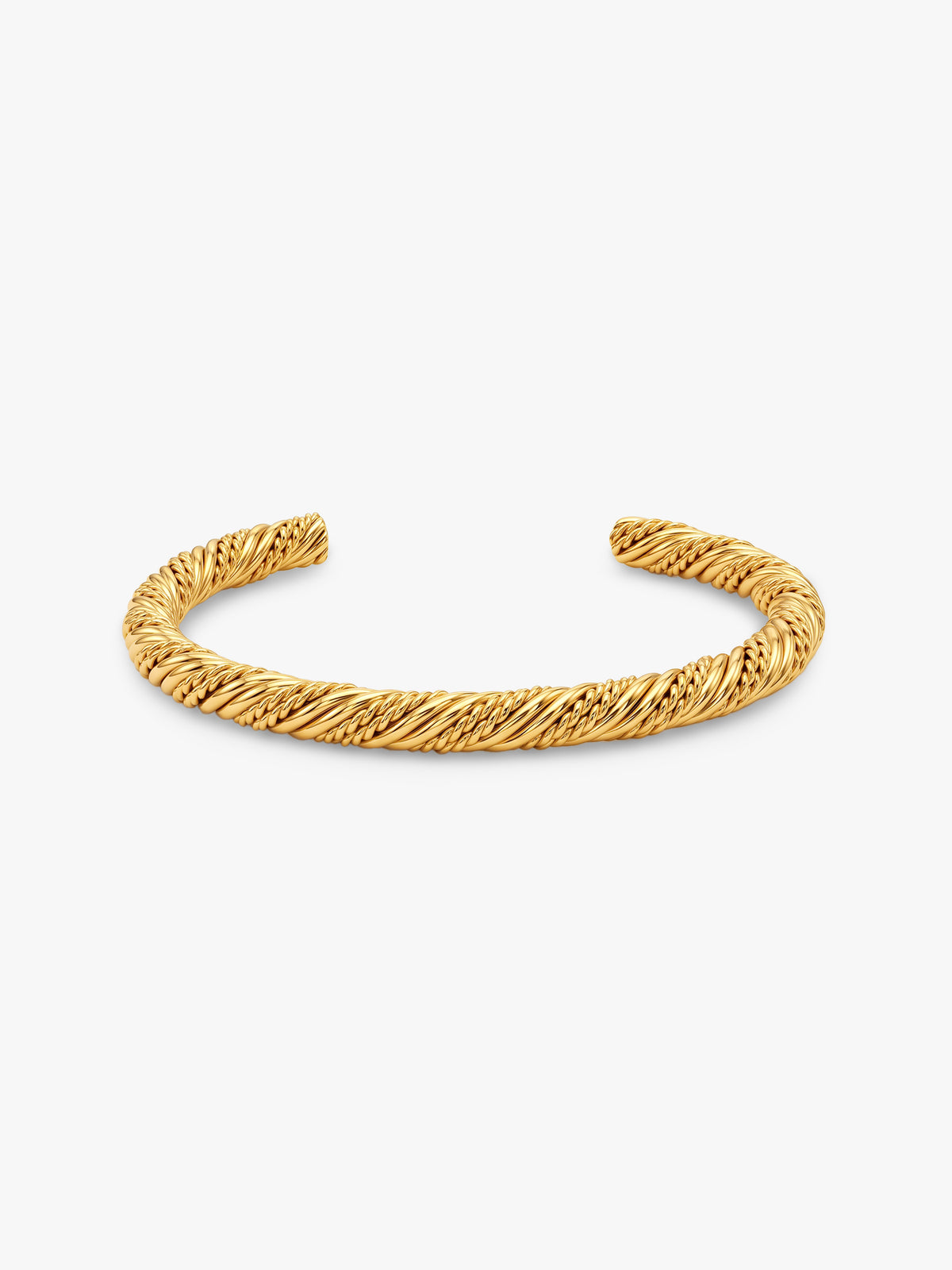 IXIA BY GIVA Twisted Games Gold Plated Cuff Bracelet