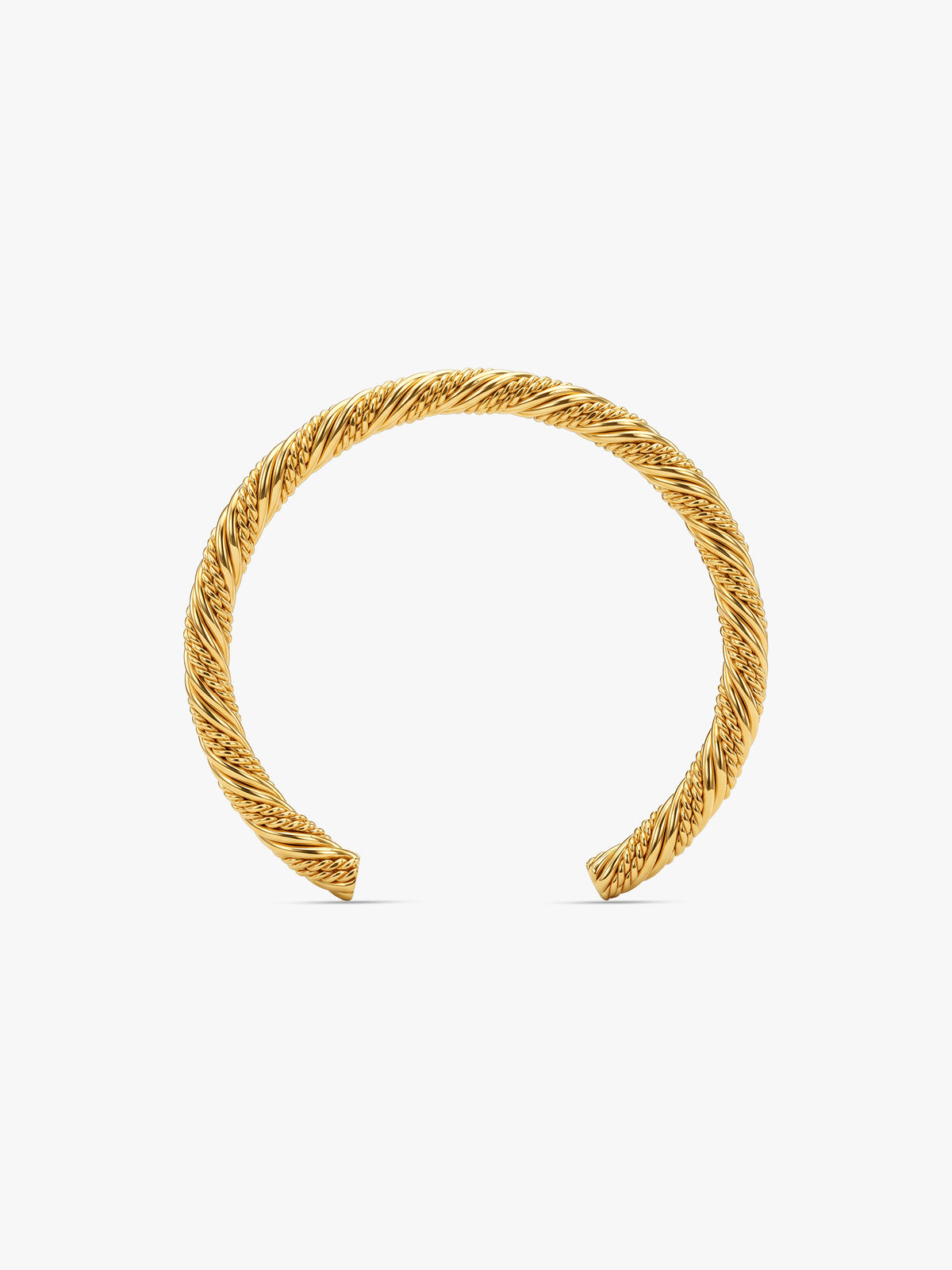 IXIA BY GIVA Twisted Games Gold Plated Cuff Bracelet
