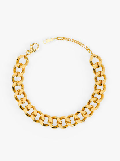 Bold Gauge Gold Plated Bracelet