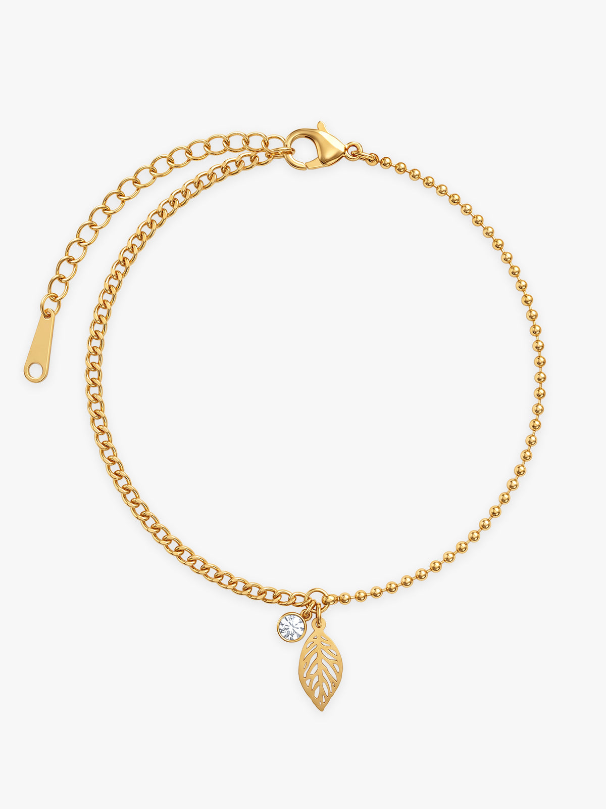 IXIA by GIVA Leafology Gold Plated Bracelet