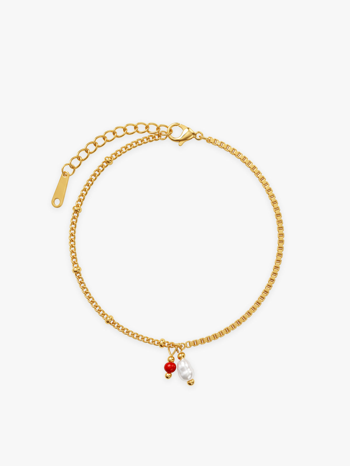 IXIA by GIVA Mixed Bag Gold Plated Bracelet