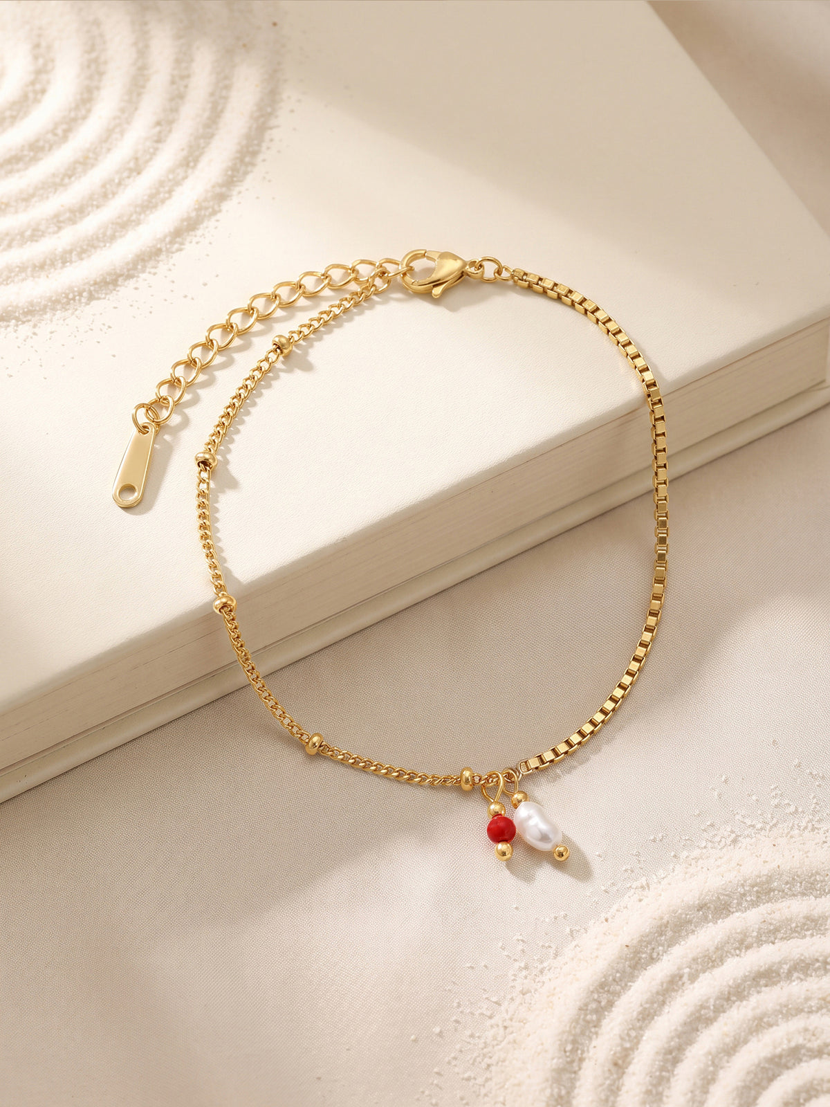 IXIA by GIVA Mixed Bag Gold Plated Bracelet