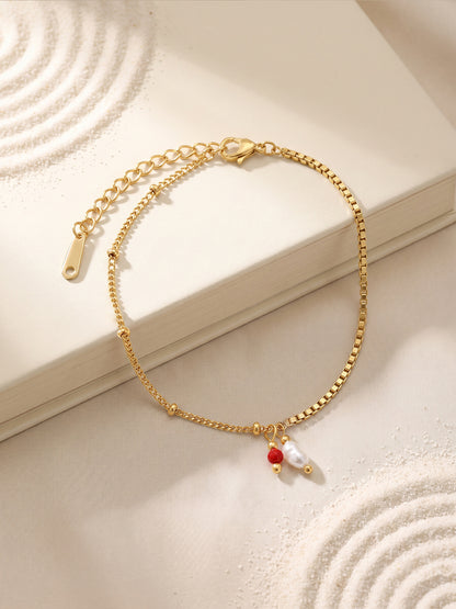 IXIA by GIVA Mixed Bag Gold Plated Bracelet