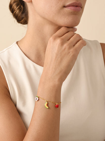 IXIA by GIVA Fruit Fizz Gold Plated Bracelet