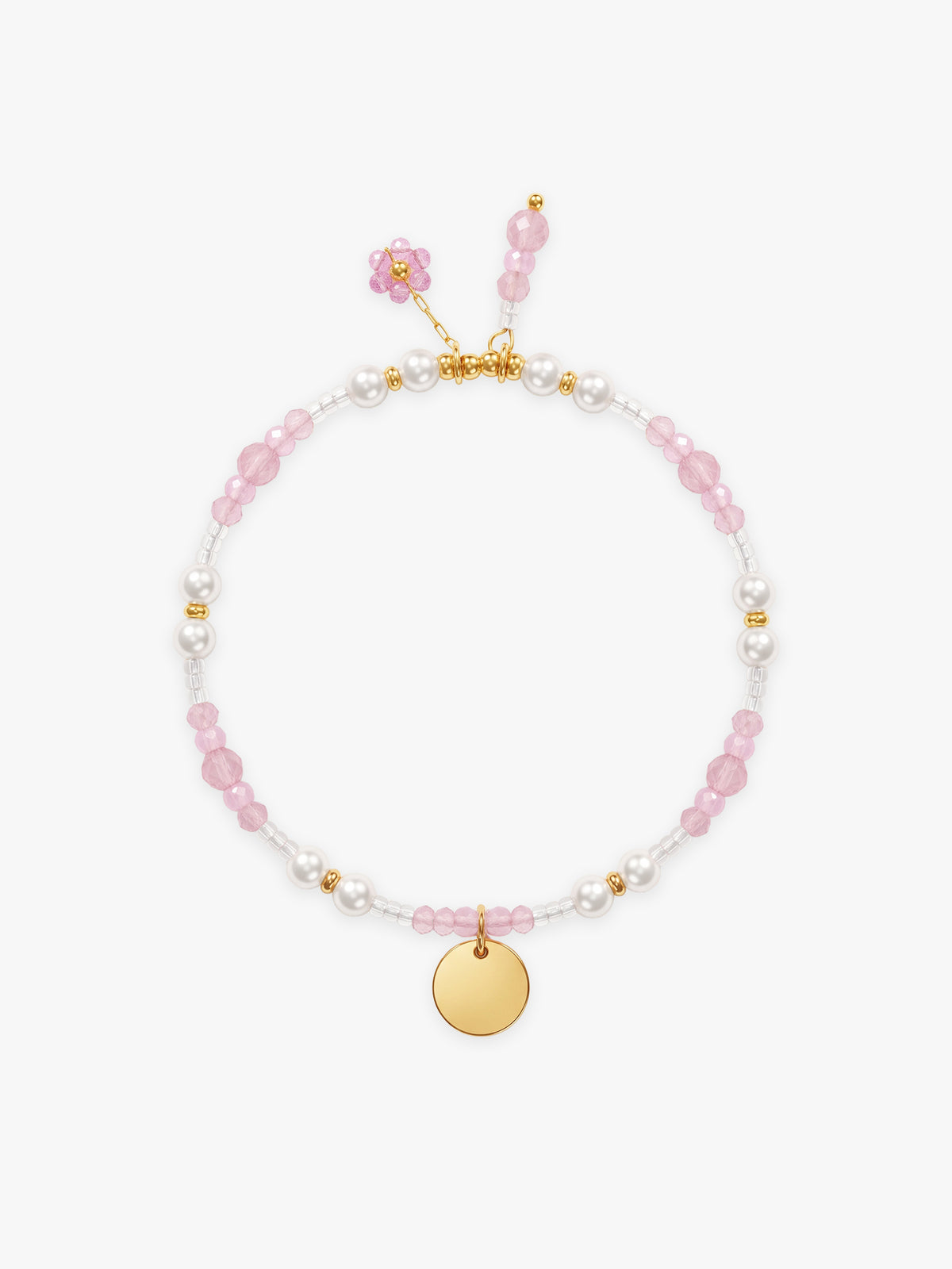 IXIA by GIVA Bead It Love Gold Plated Bracelet