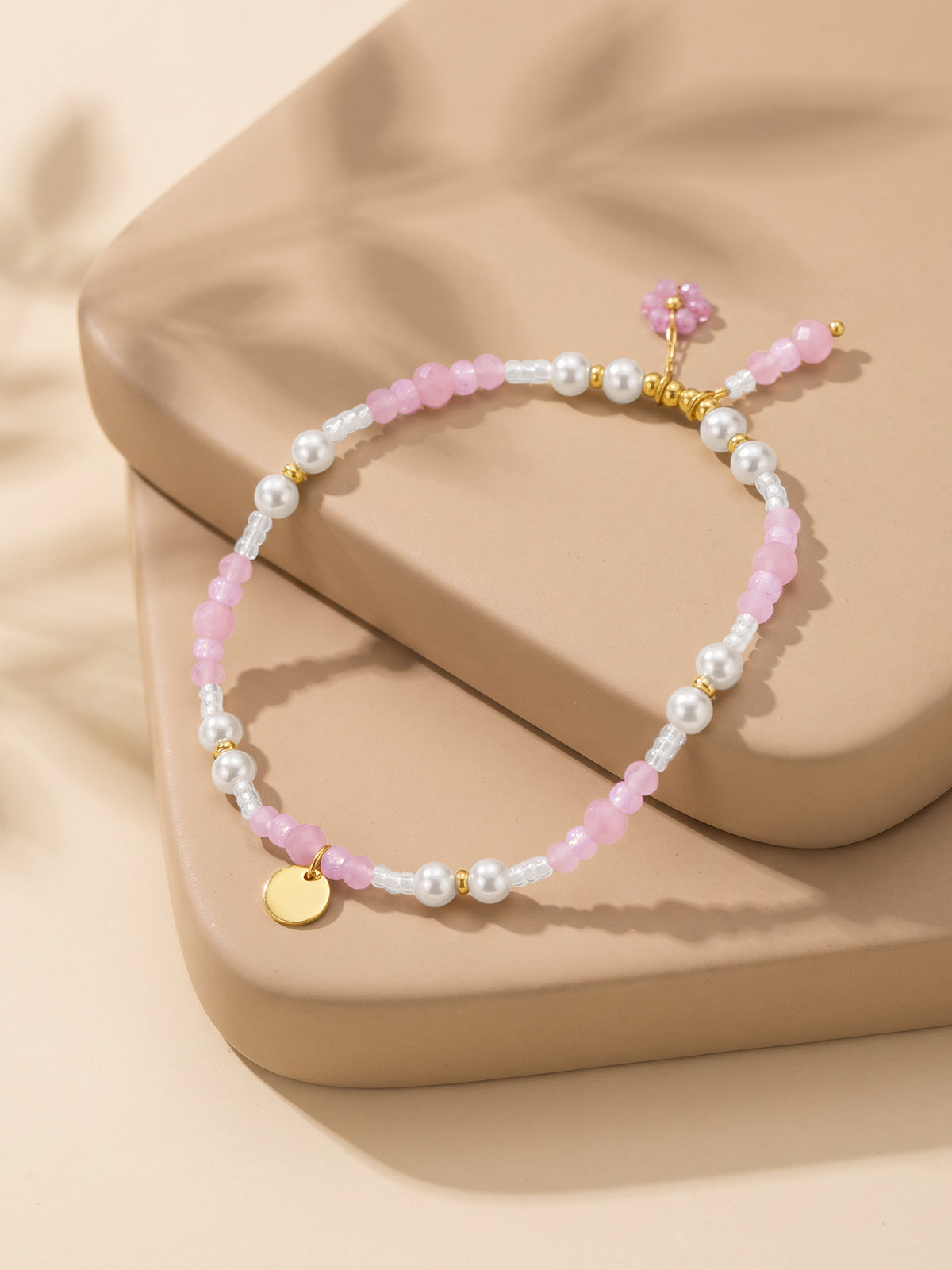 IXIA by GIVA Bead It Love Gold Plated Bracelet