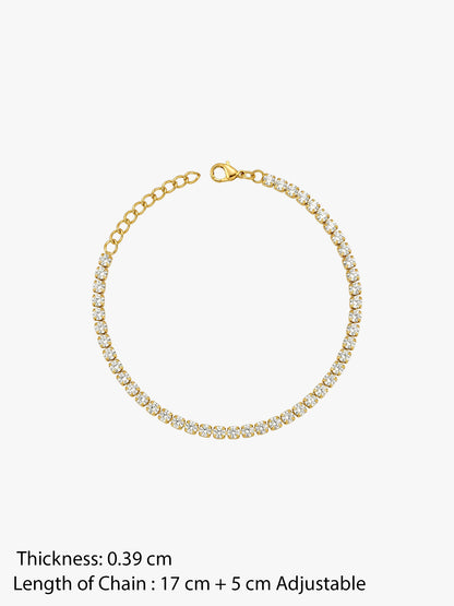 Major Attention Gold Plated Bracelet