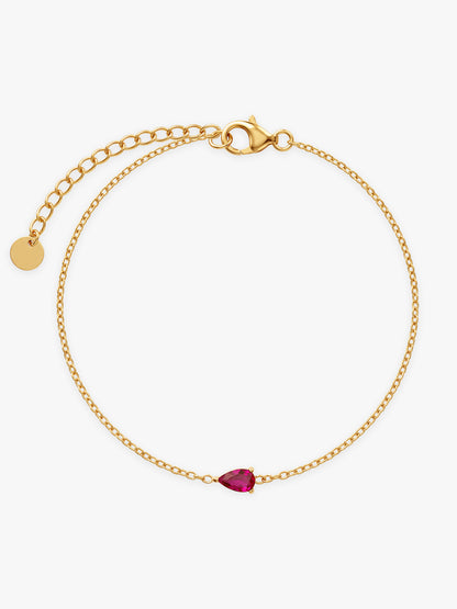 IXIA by GIVA Solo Pop Gold Plated Bracelet