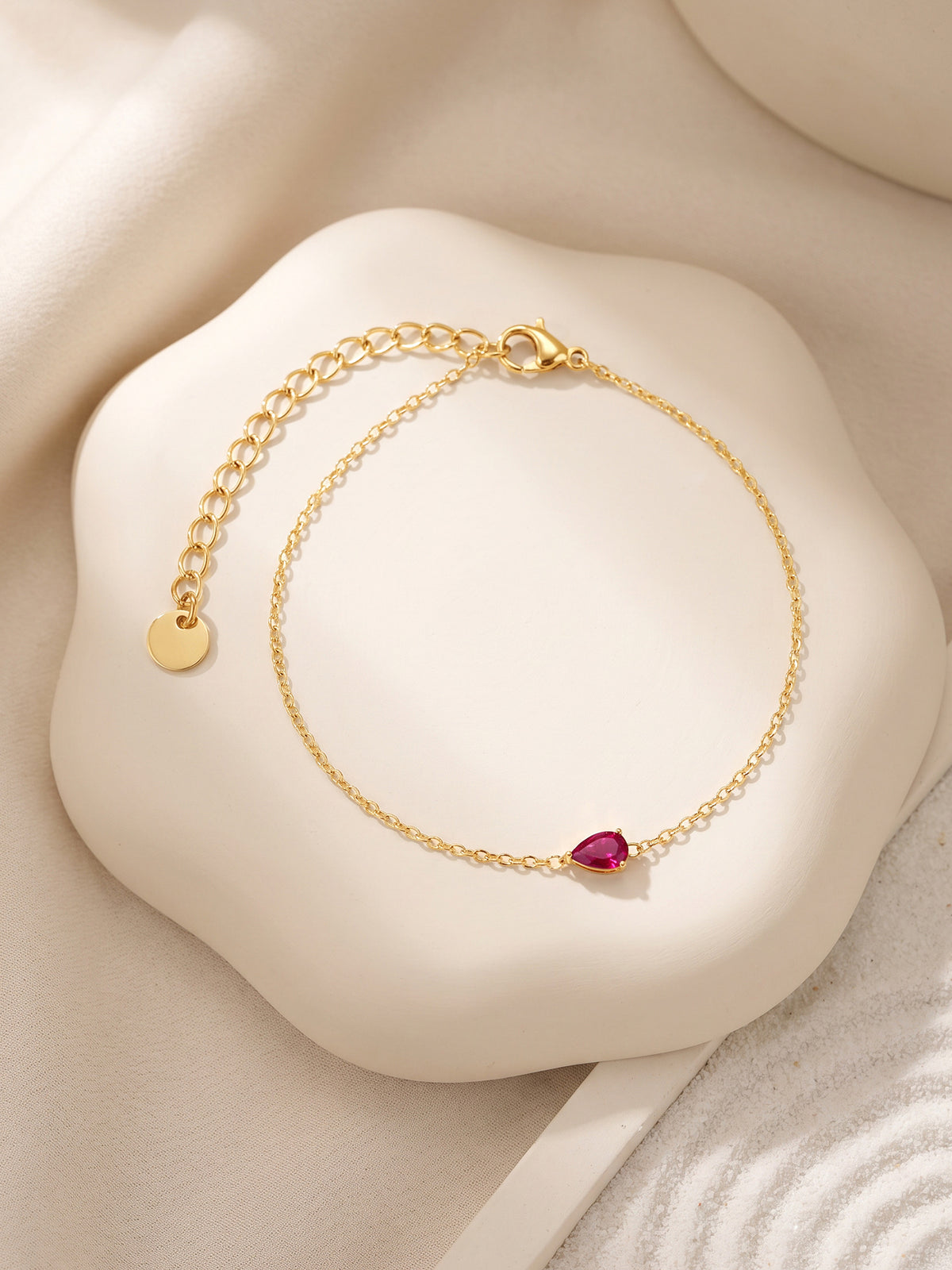 IXIA by GIVA Solo Pop Gold Plated Bracelet