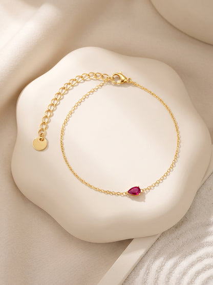 IXIA by GIVA Solo Pop Gold Plated Bracelet