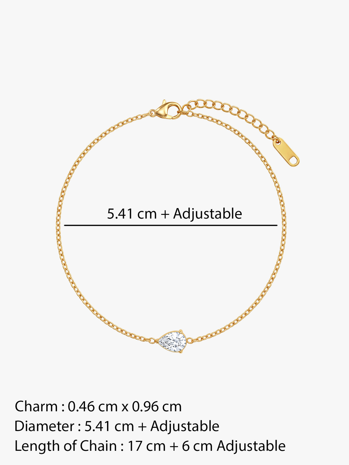 IXIA by GIVA Pop Single Gold Plated Bracelet