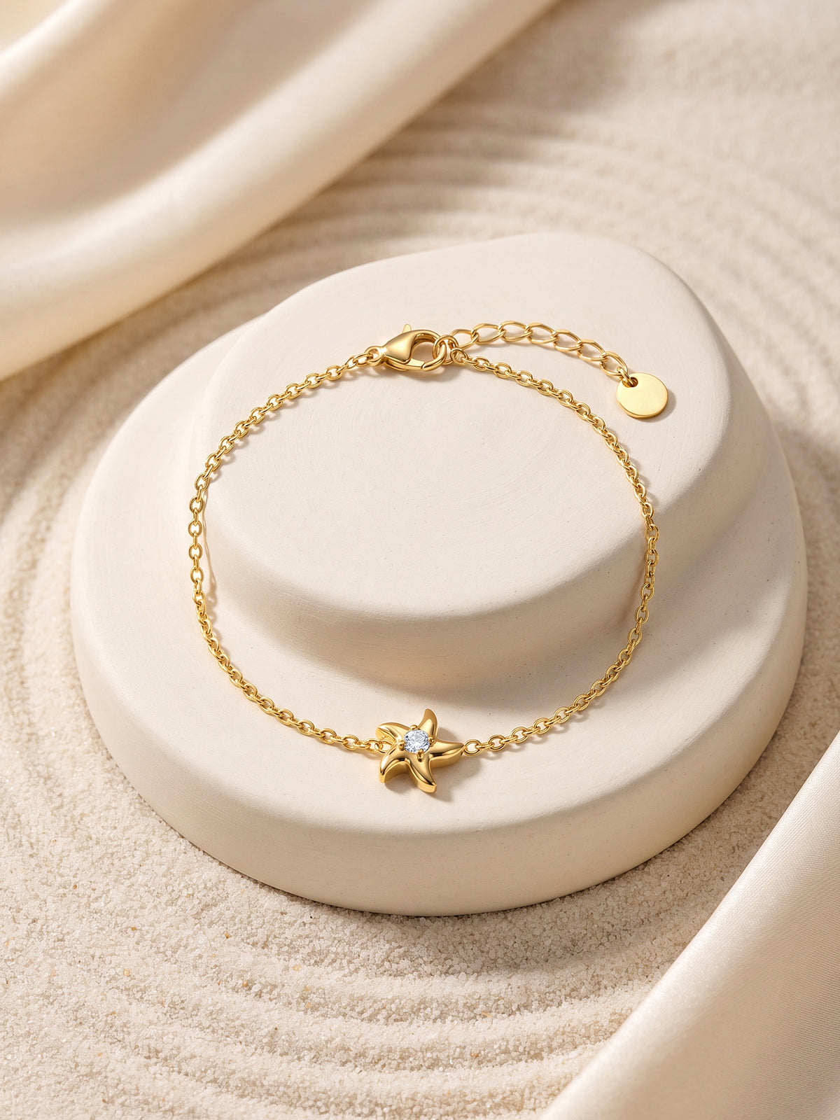 IXIA by GIVA Independant Star Gold Plated Bracelet